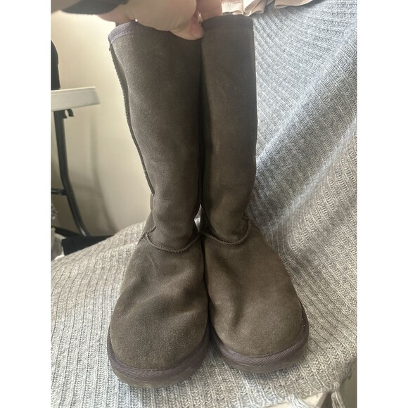 Emu Brown Boots Women’s Size 7 Suede Brontë High - Picture 7 of 7